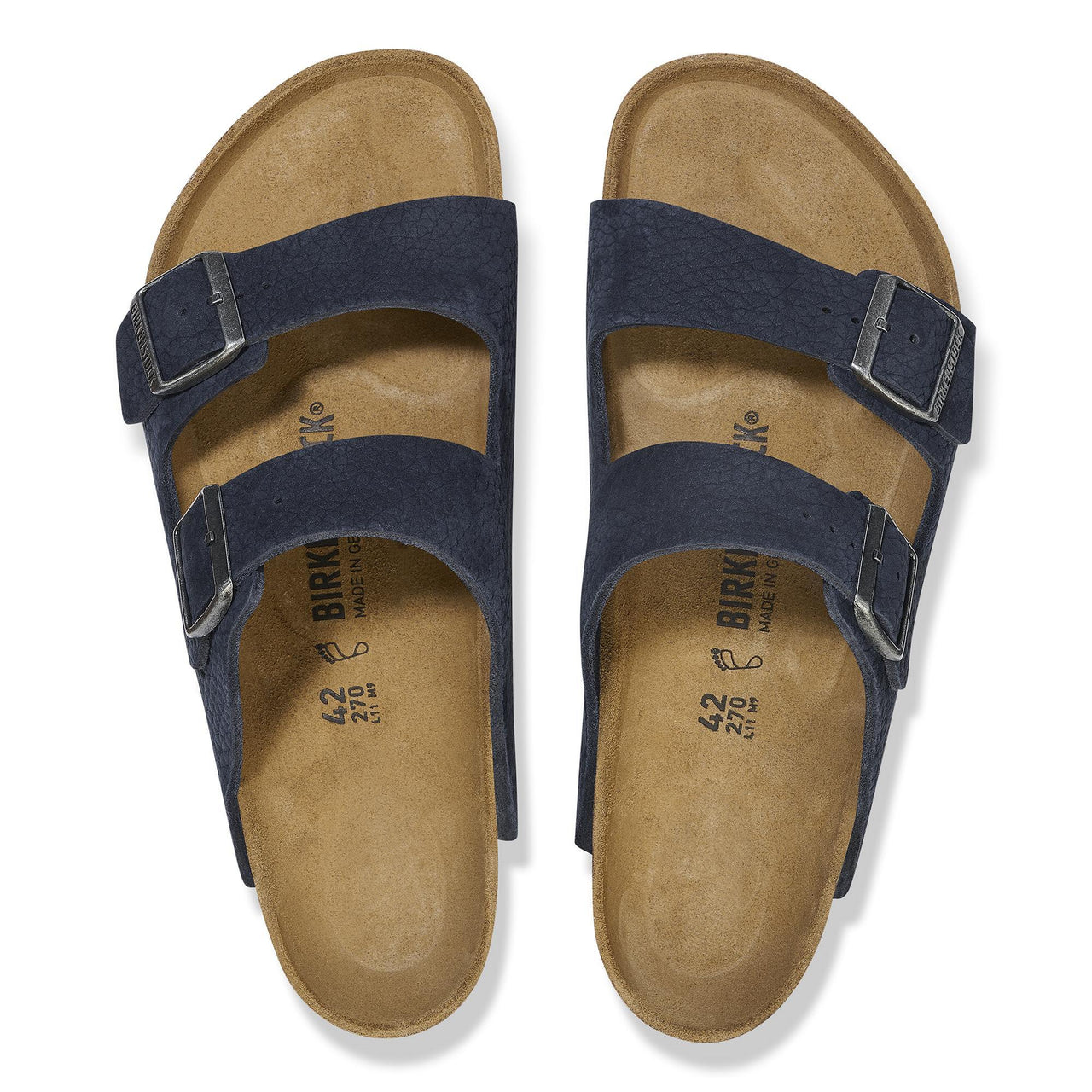Arizona Sandal Desert Buck Midnight Nubuck Regular