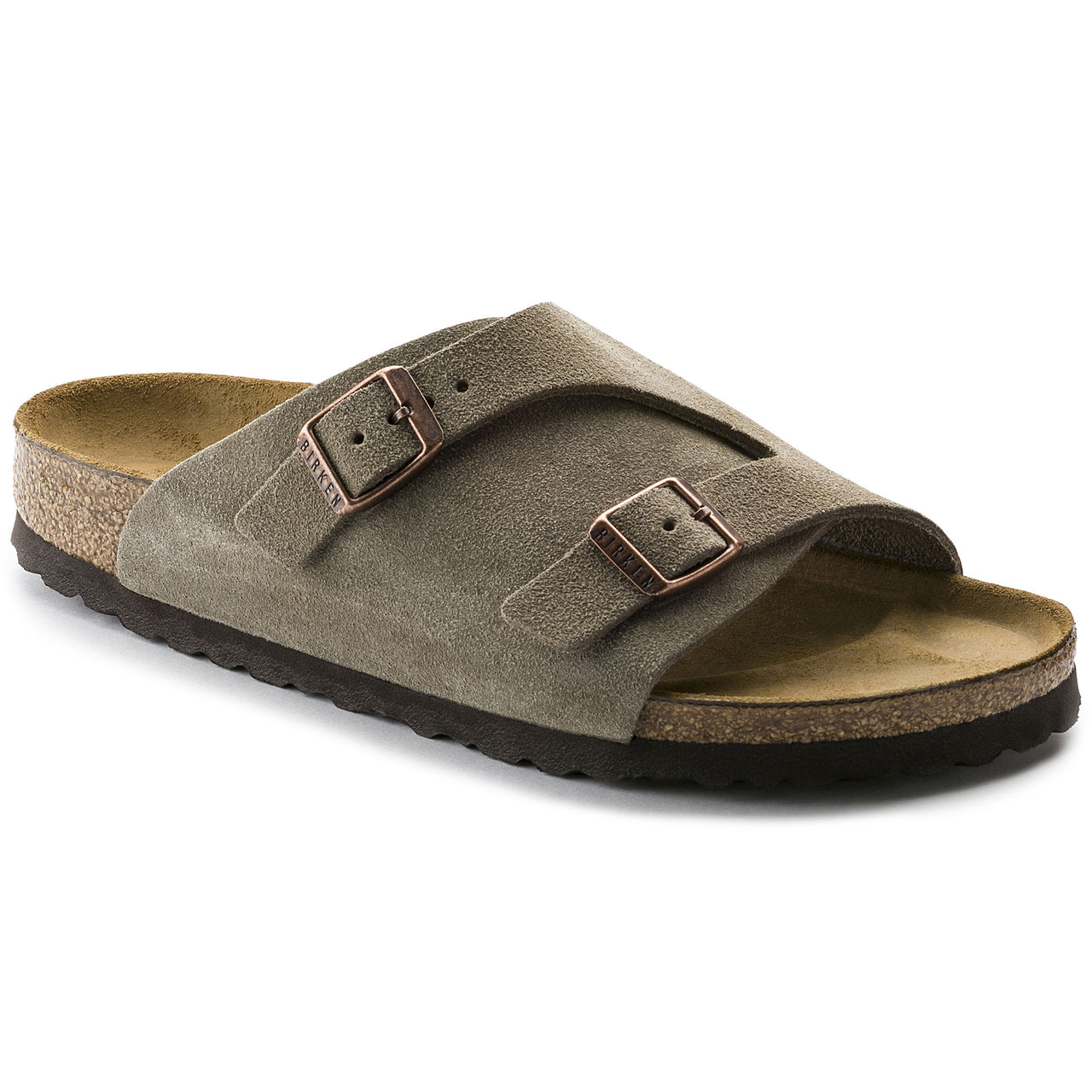 Zurich Taupe Suede Leather Regular