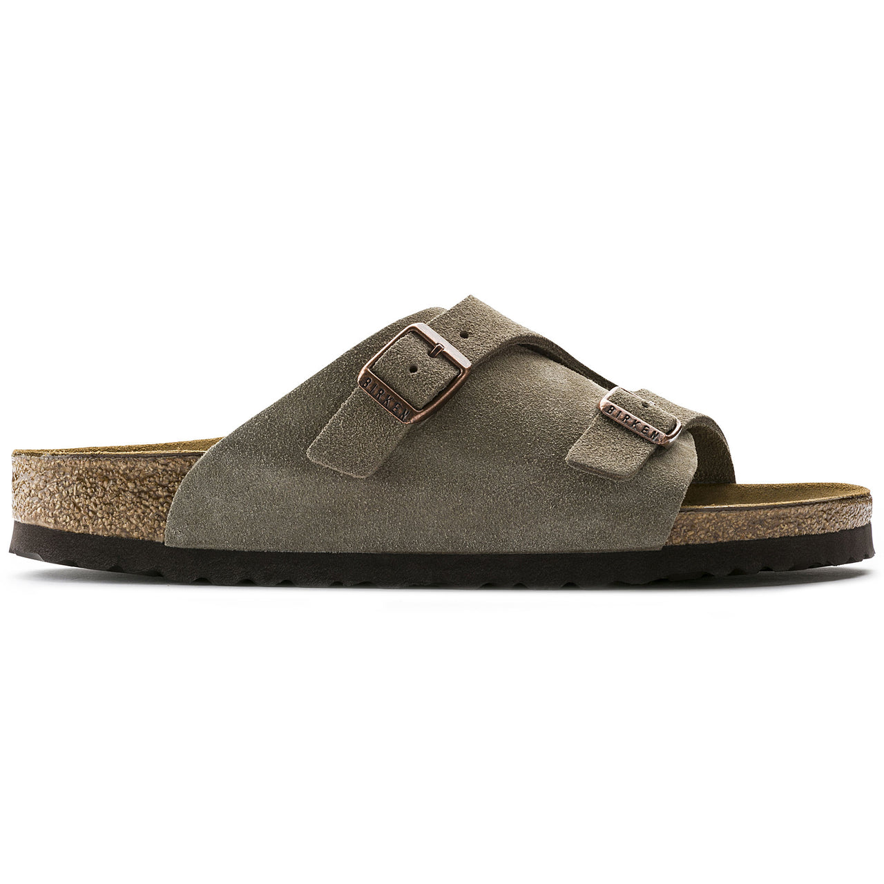 Zurich Taupe Suede Leather Regular