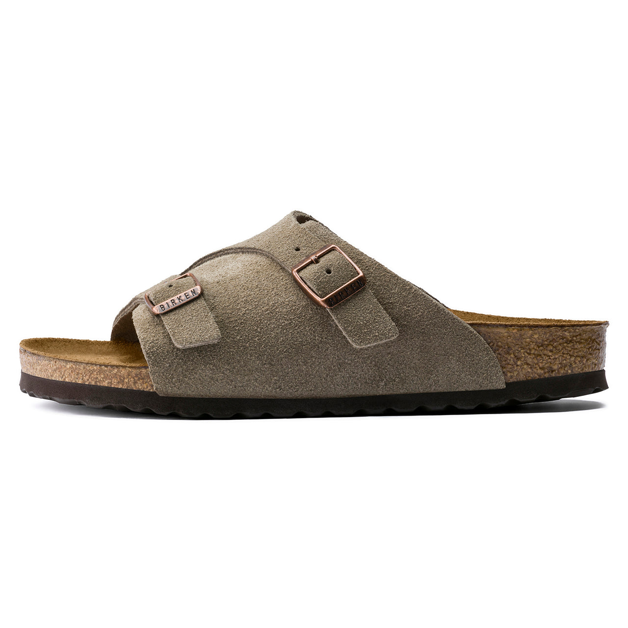 Zurich Taupe Suede Leather Regular