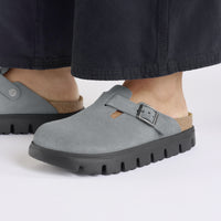 Boston Chunky Basalt Grey Suede Narrow