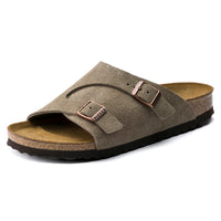Zurich Taupe Suede Leather Regular