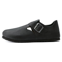 London Black Oiled Leather Regular