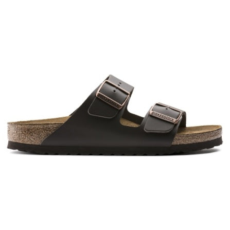 Birkenstock Arizona Sandal Dark Brown Smooth Leather Narrow Fit