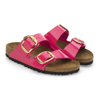 Arizona Big Buckle Fuchsia Patent Sandal Oiled Leather Regular