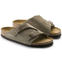 Zurich Taupe Suede Leather Regular