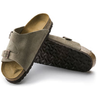 Zurich Taupe Suede Leather Regular