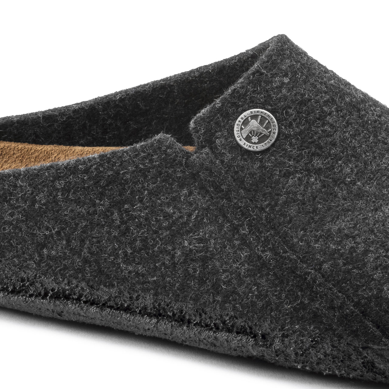 Zermatt Anthracite Wool Felt Narrow
