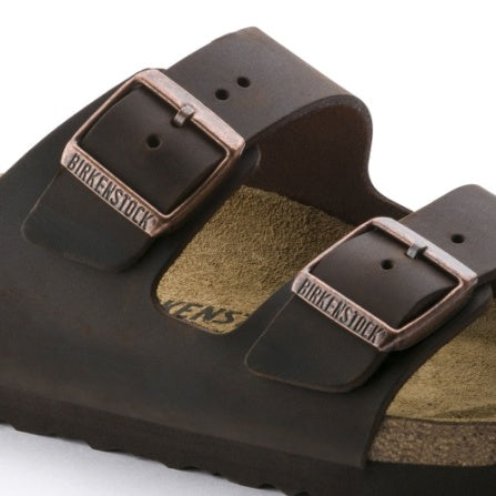 Birkenstock Arizona Sandal Habana Oiled Leather Regular Fit