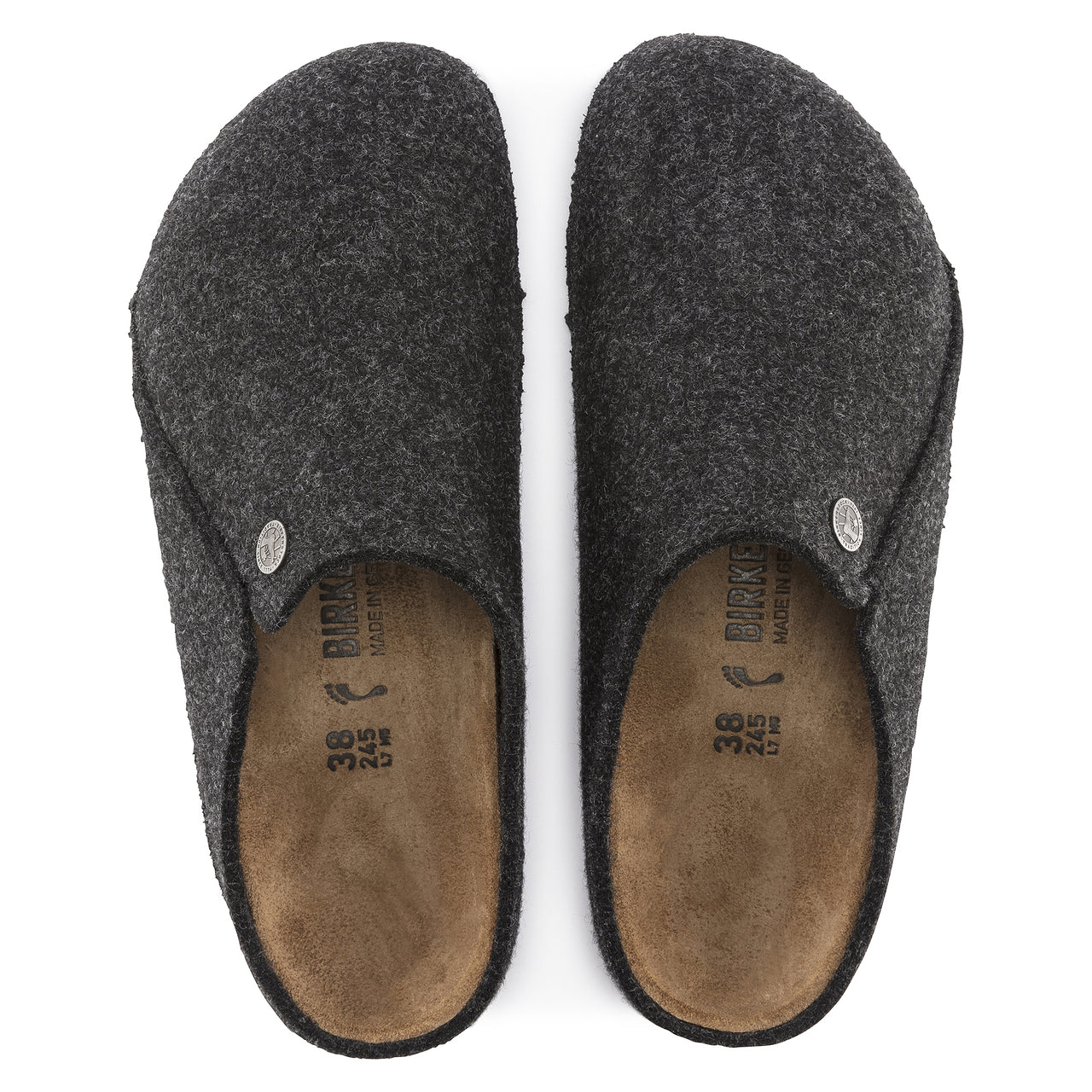 Zermatt Anthracite Wool Felt Narrow