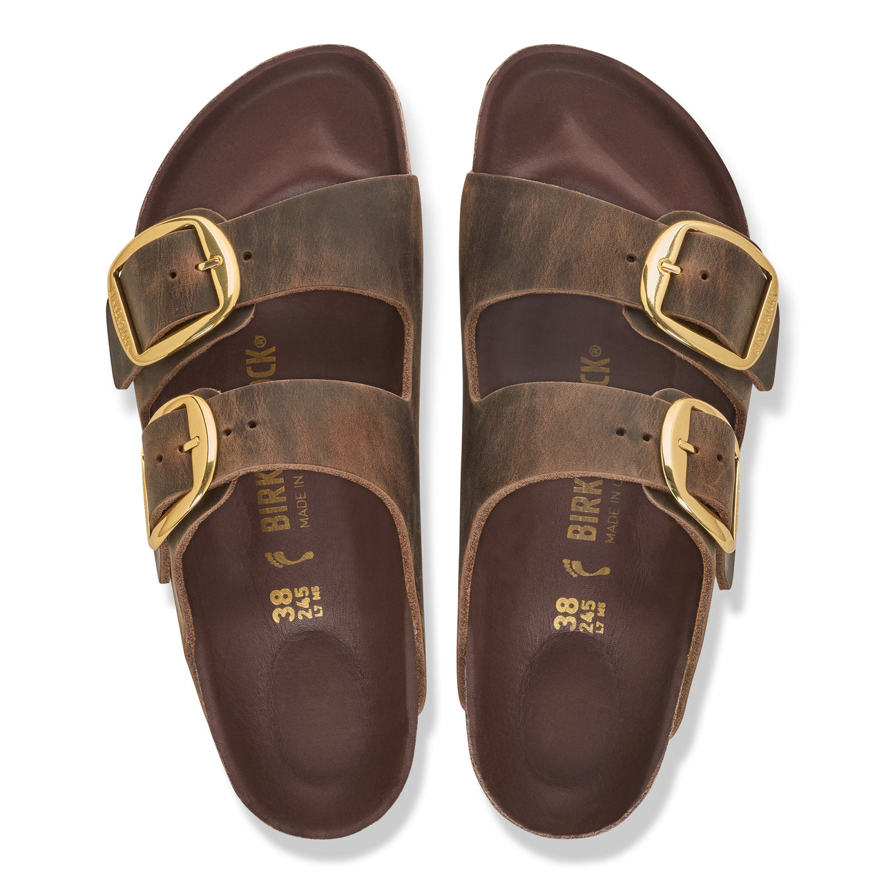 Arizona Big Buckle Habana Oiled Leather Regular