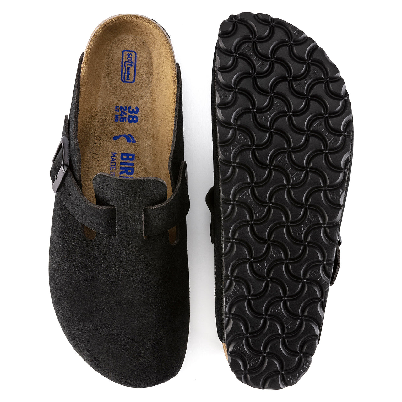 Boston SFB Black Suede Regular