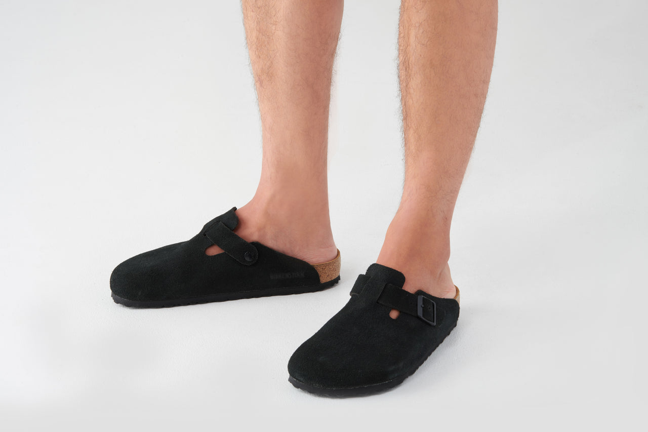 Boston SFB Black Suede Regular