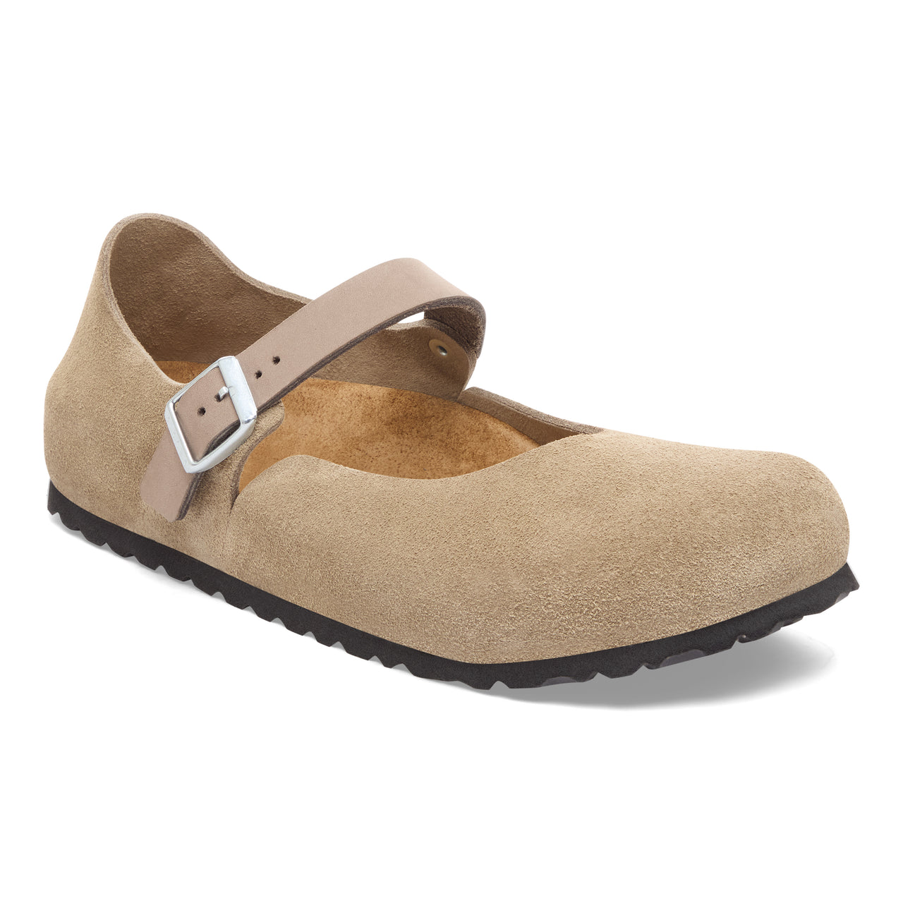Mantova Taupe Suede Leather Regular