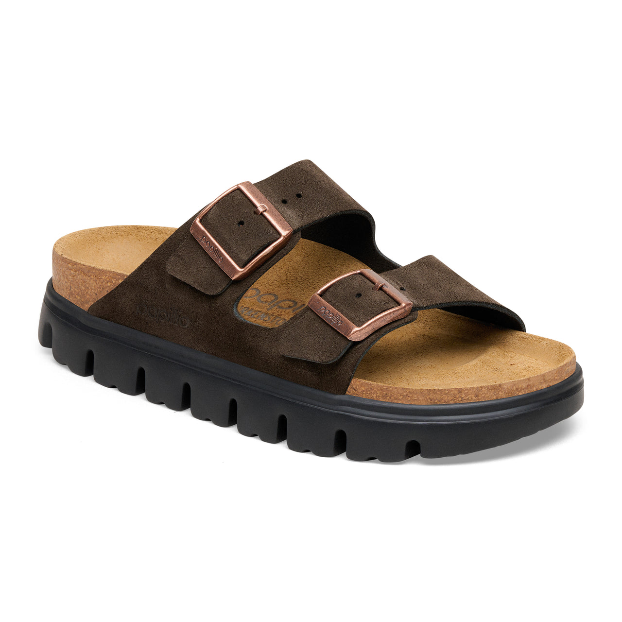 Arizona Chunky Mocca Suede Leather Narrow