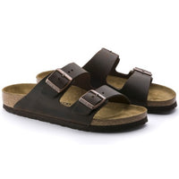 Birkenstock Arizona Sandal Habana Oiled Leather Narrow Fit