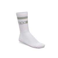 Cotton Crew Stripe White/Pure Sage