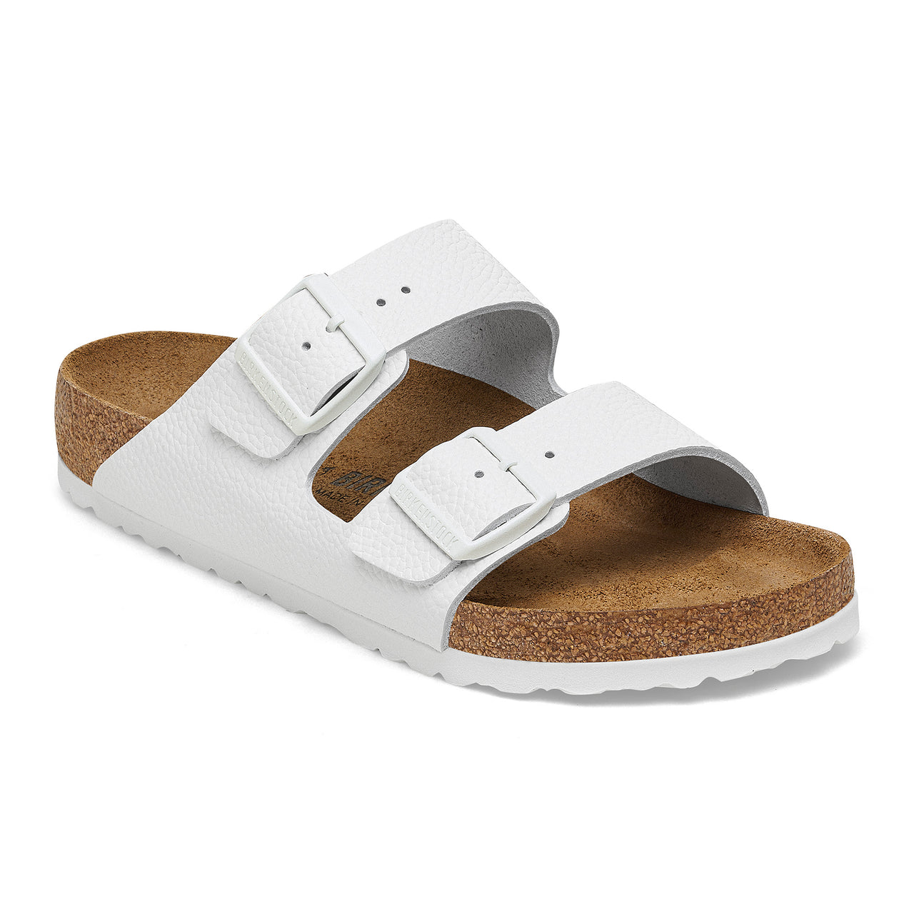 Birkenstock Arizona Sandal White Smooth Leather Narrow Fit