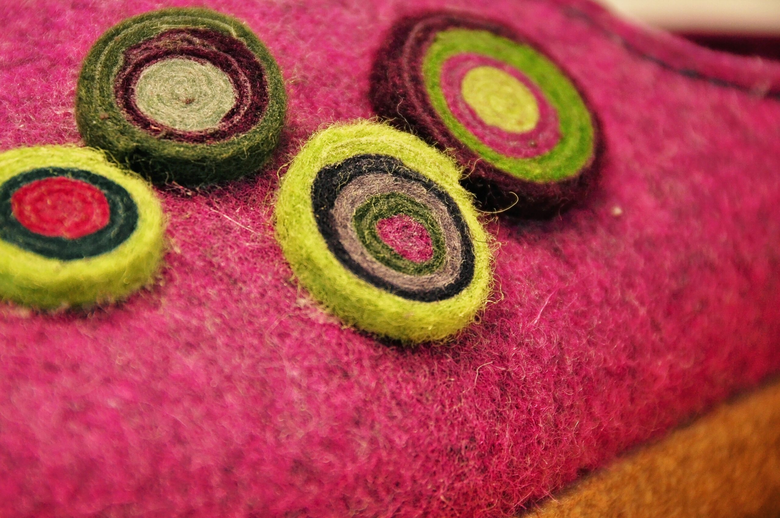 Haflinger felt slippers